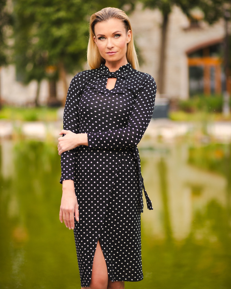 BODYCON WRAP DOT SEELIK MUST