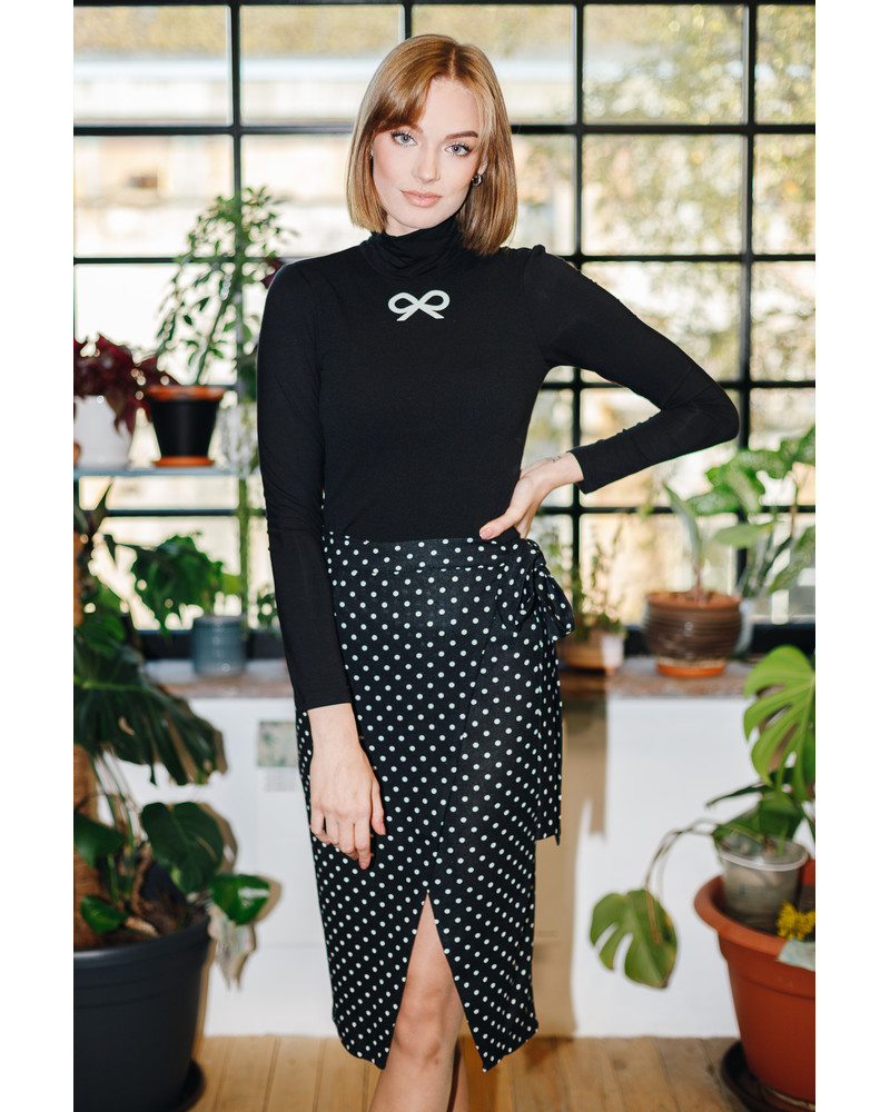 BODYCON WRAP DOT SEELIK MUST