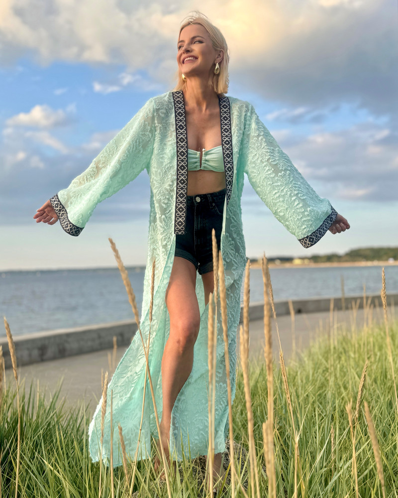 TD FLYAWAY KIMONO MINT